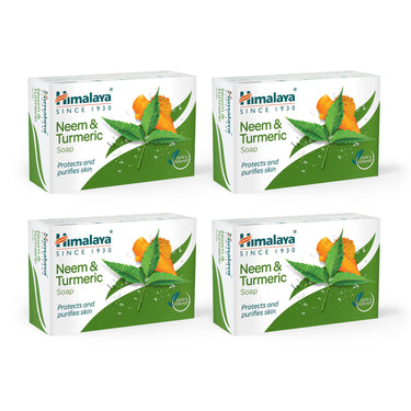 Himalaya Neem and Turmeric | Cleanses & Purifies Skin | 125gm X 4 | Buy 3 get 1 free